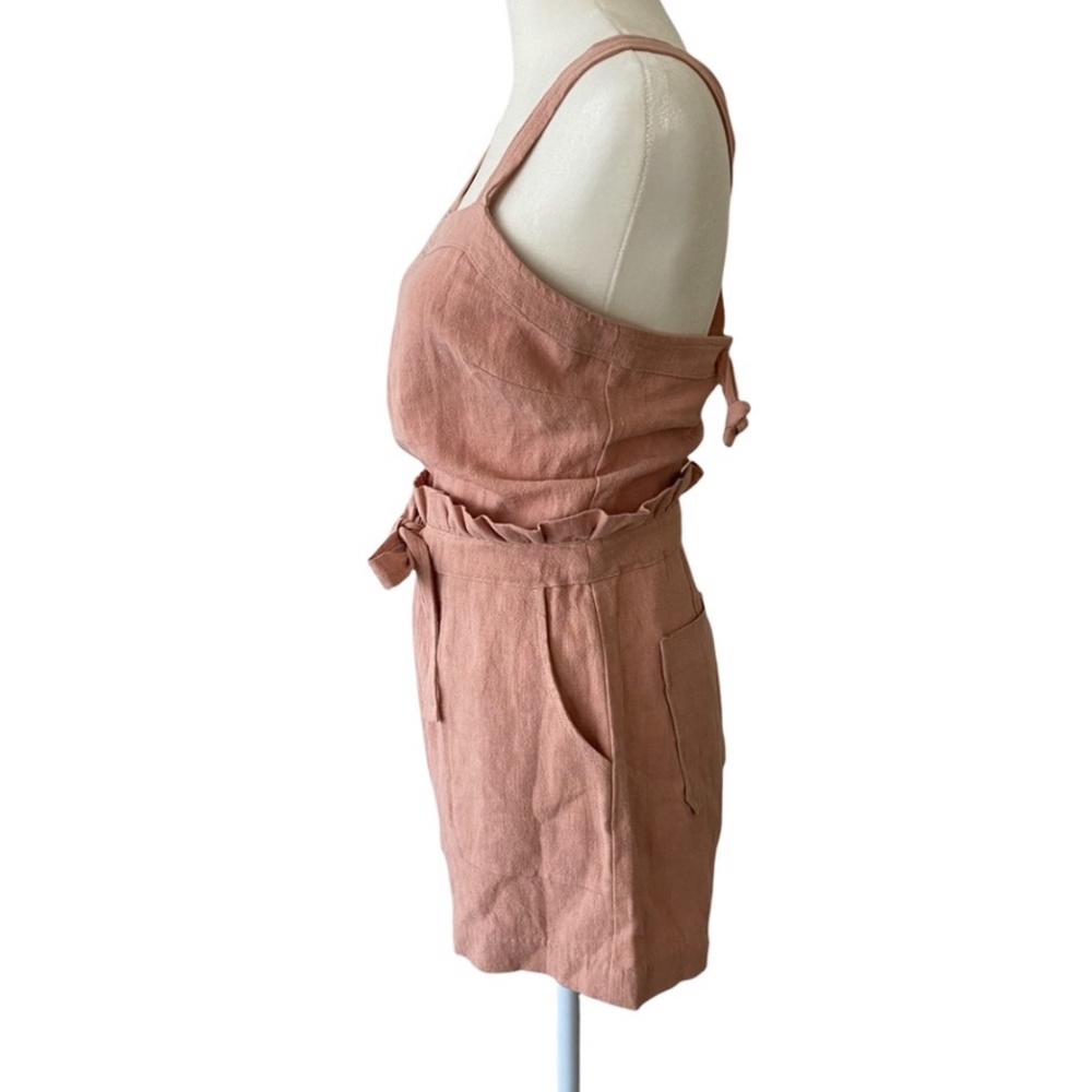 SAYLOR Roxie Linen Romper XS - Picture 7 of 11